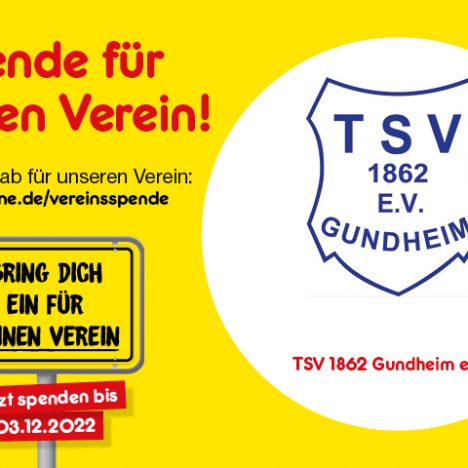 40 € Zuschuss für Deine neue Mitgliedschaft beim TSV
